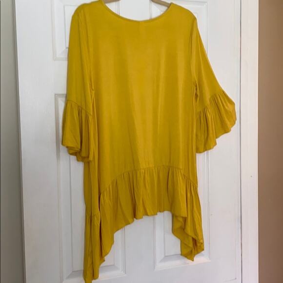 Heathmoor NWT women’s  S yellow tunic top - Picture 6 of 8